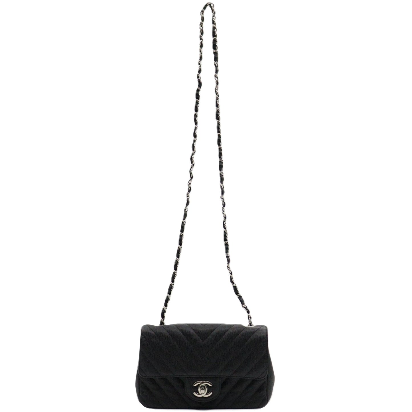 Chanel Classic Flap Chevron Chain Shoulder A01113
