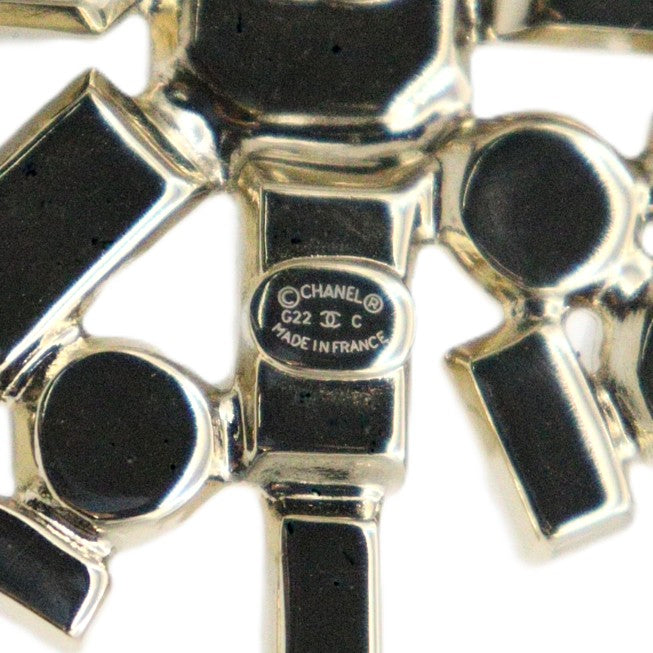 Chanel Crystal Pearl Brooch G22C