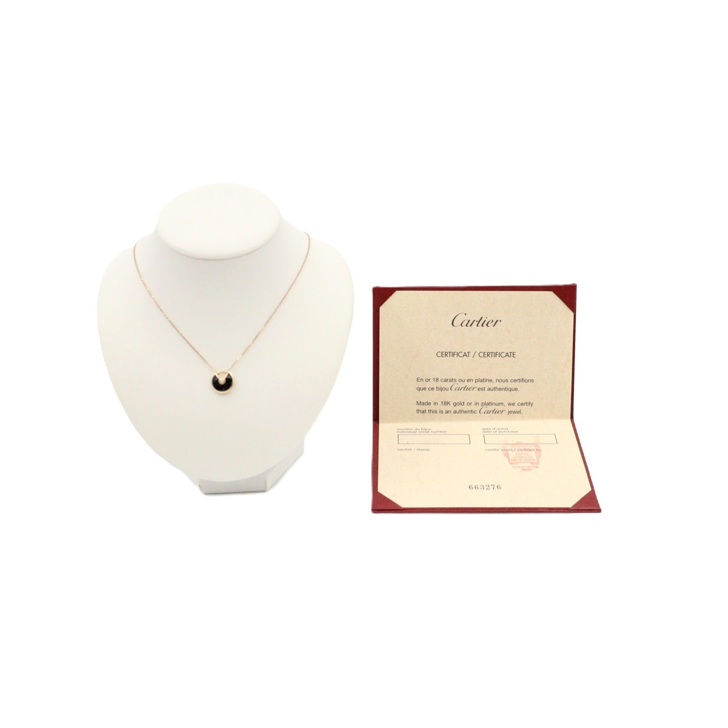 Cartier B3047200 Amulette Extra Small Necklace