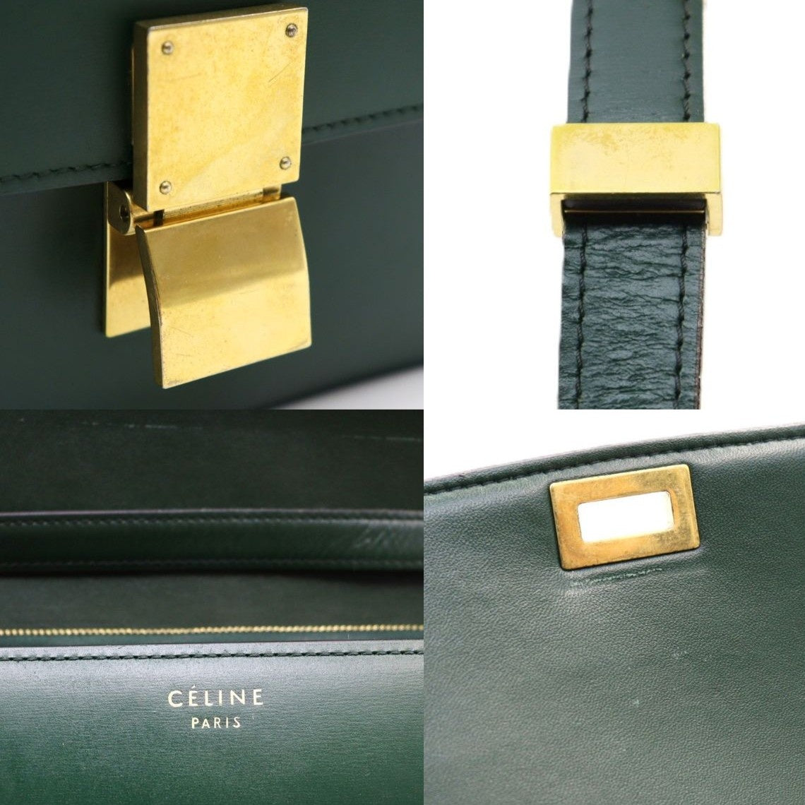 Celine Medium Classic Box Shoulder Bag 164173