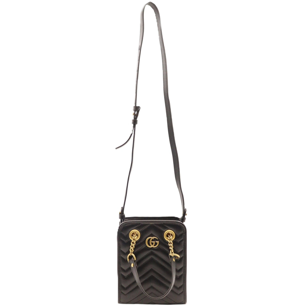 Gucci GG Marmont Mini Chevron 2way Shoulder