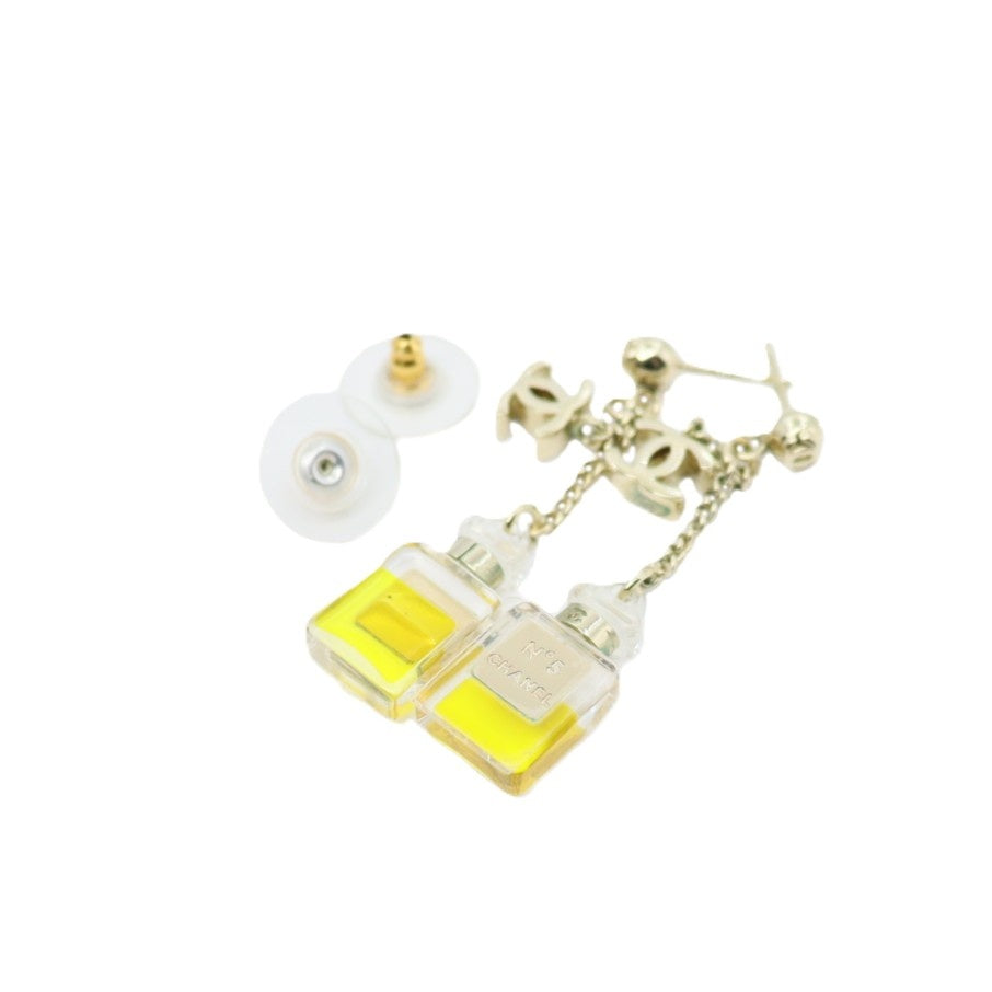 Chanel CH No.5 Motif Earrings
