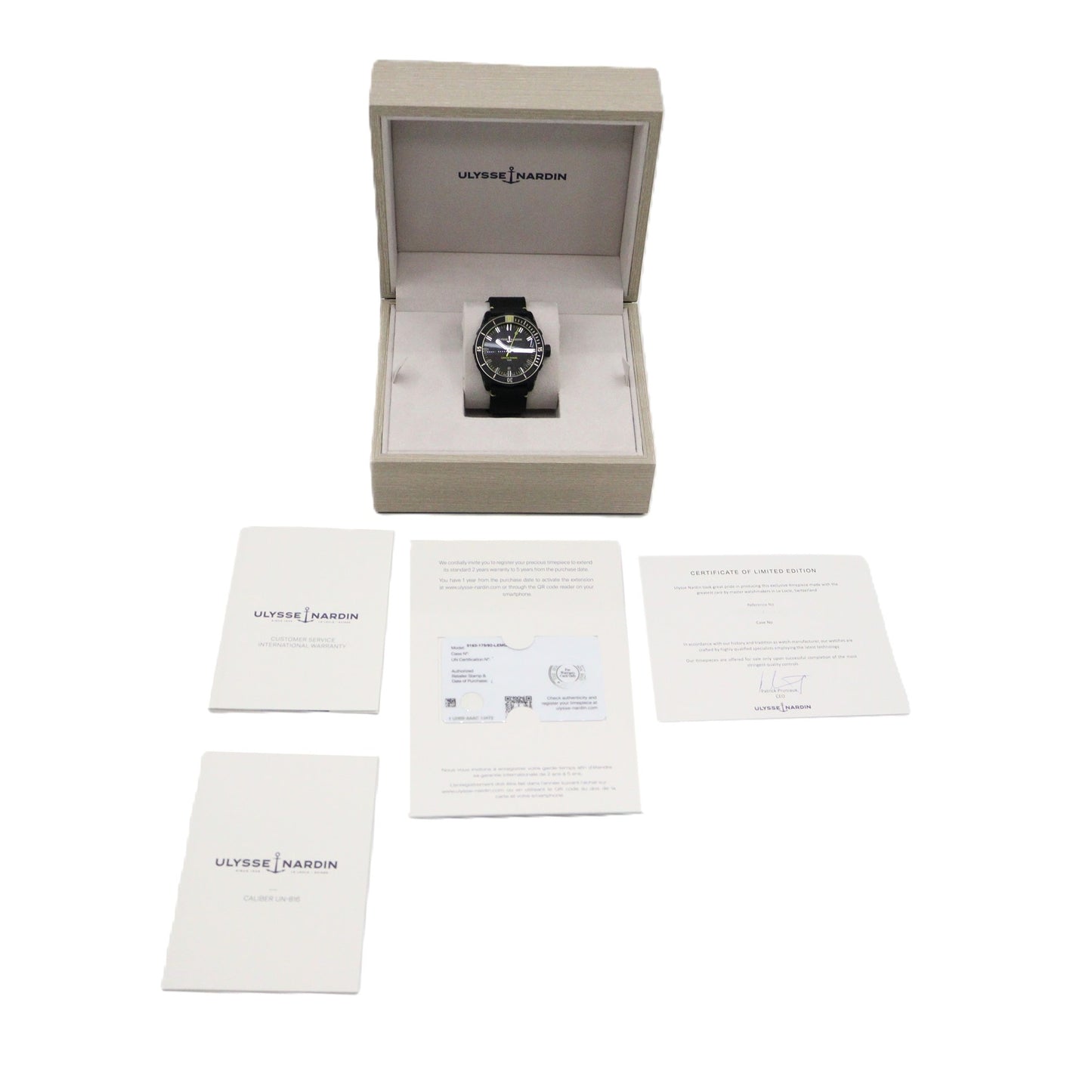 Ulysse Nardin Diver Lemon Shark Automatic 8163-175LE/92
