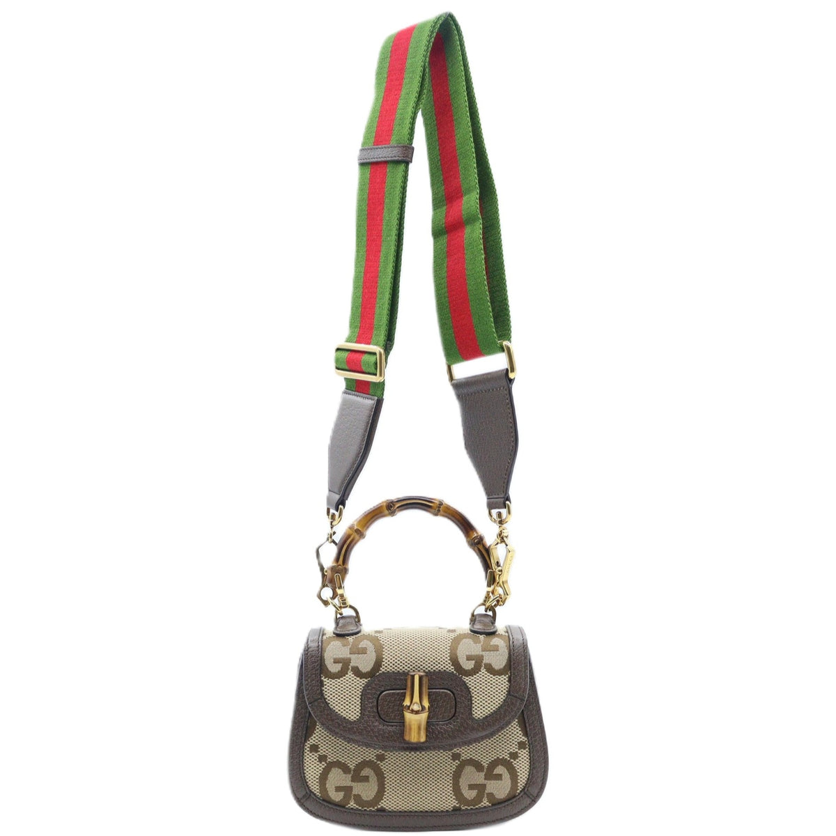 Gucci Bamboo 1947 Mini Top Handle 2way Shoulder 636864
