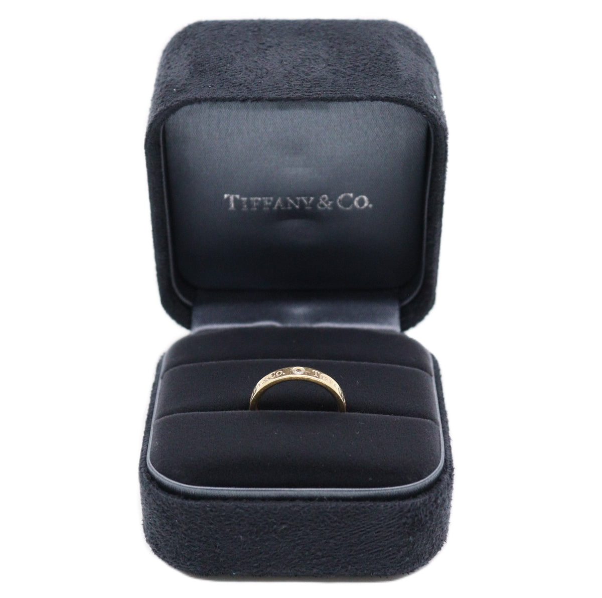 Tiffany & Co 3P Diamond Logo Ring