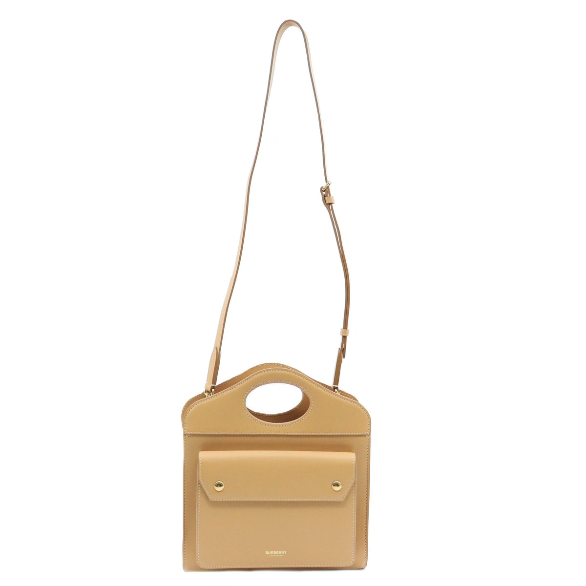 Burberry Mini Topstiched Pocket 2 Way Shoulder 8043105
