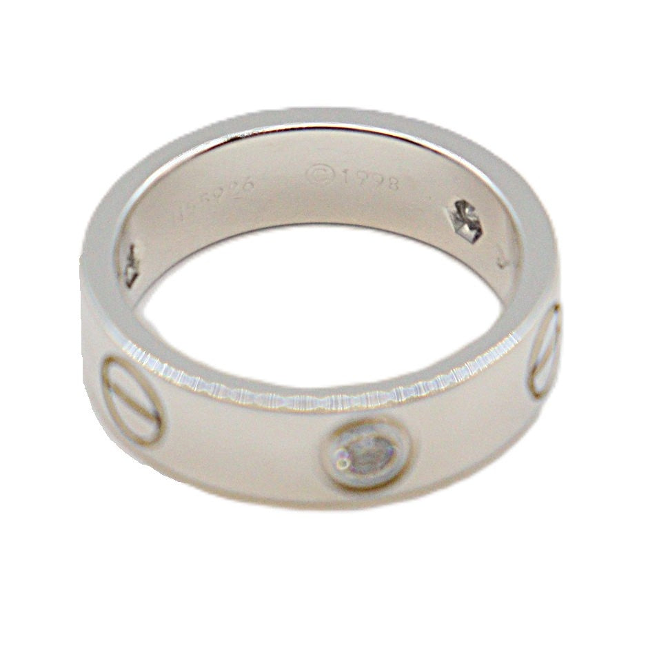 Cartier B4032500 Love Classic Model 3 Diamonds Ring