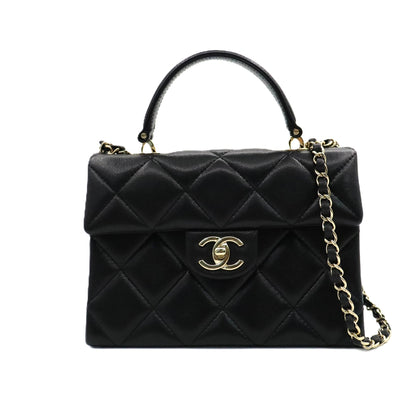 Chanel Top Handle 2way Shoulder AS4711