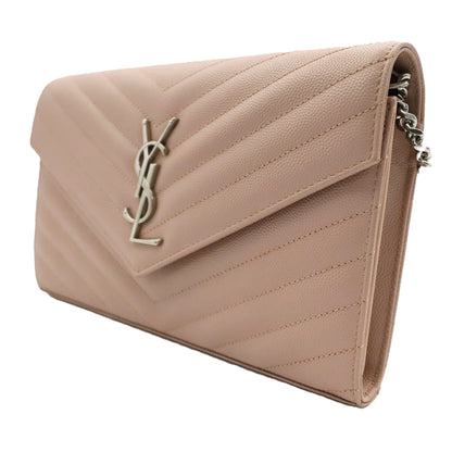 Saint Laurent Classic Cassandre Chain Wallet 377828BOW02