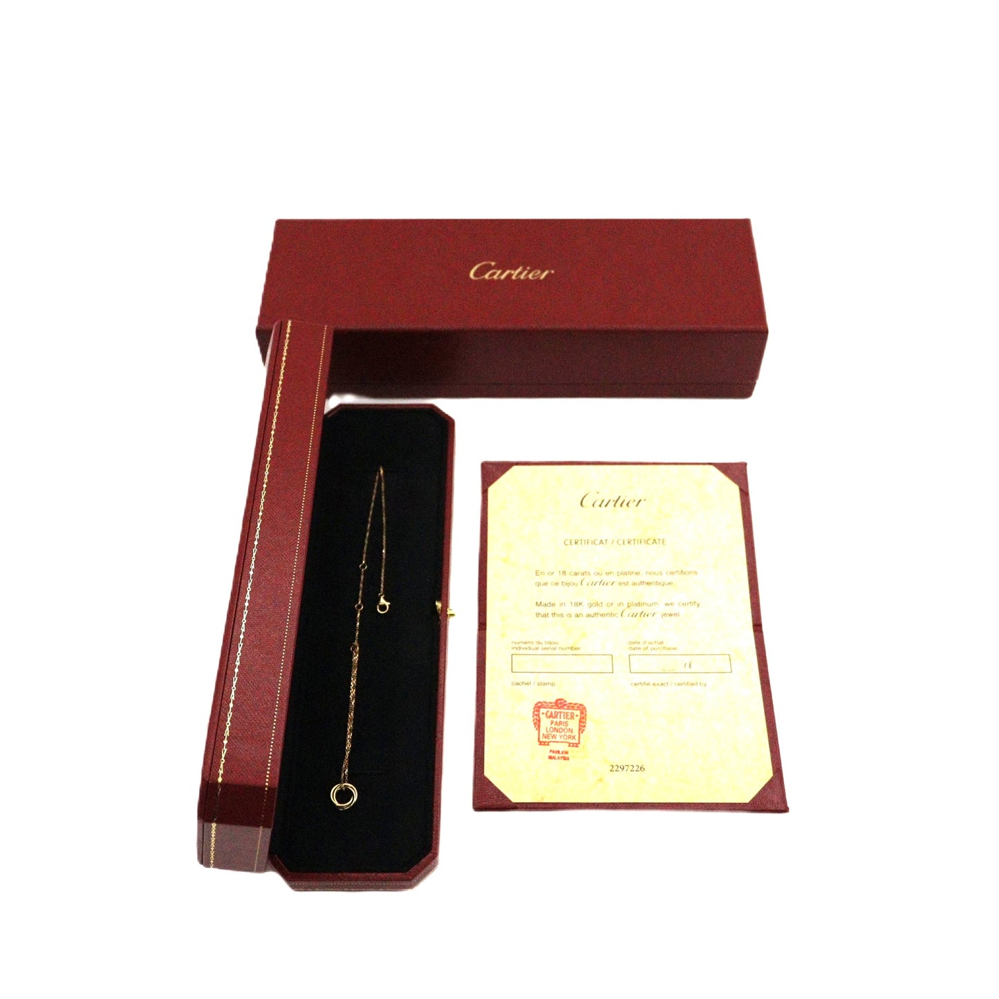 Cartier B6036818 Trinity Bracelet