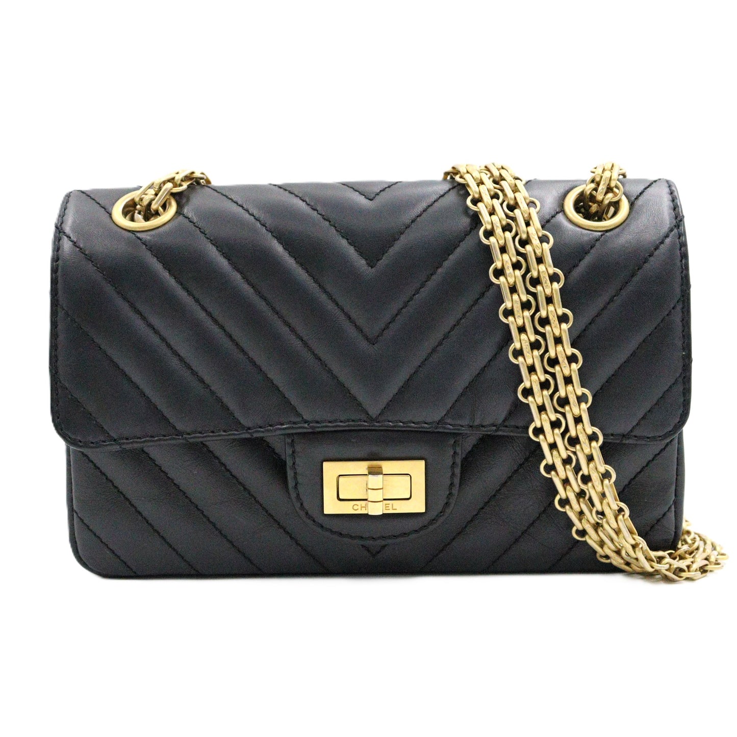 Chanel Mini 2.55 Chain Shoulder AS0874