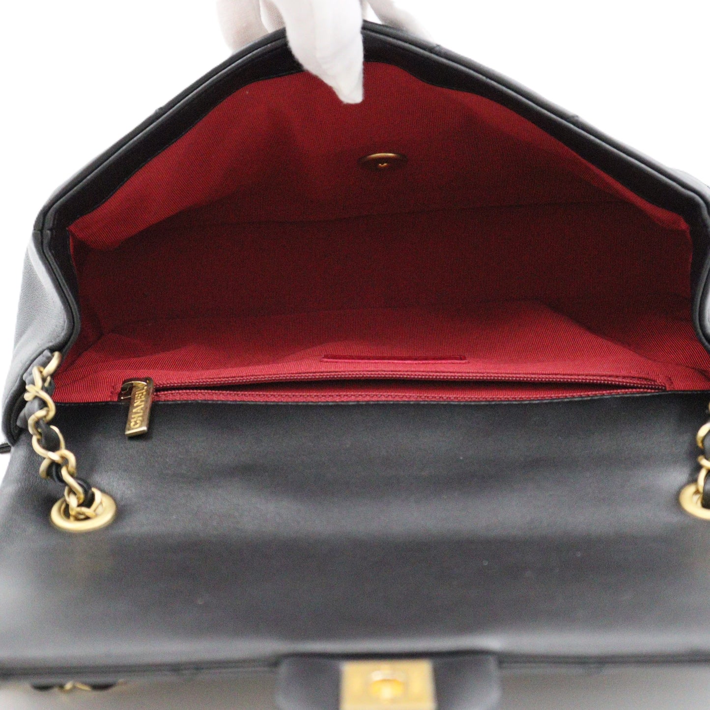 Chanel Circular Handle Bag 2Way Shoulder AS1358