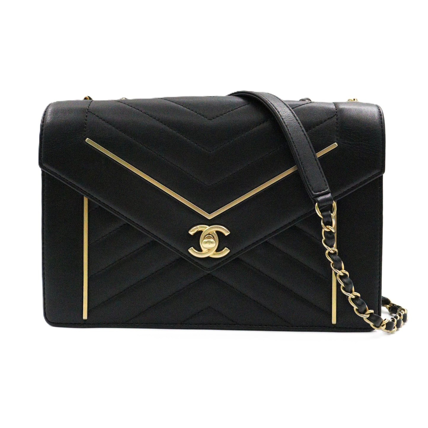 Chanel V Stitch Chain shoulder A91898