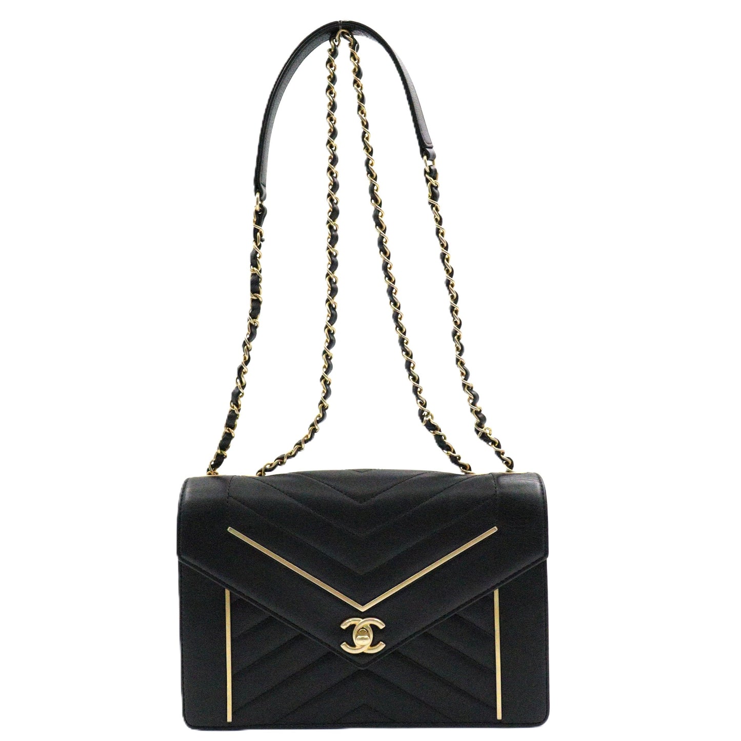 Chanel V Stitch Chain shoulder A91898