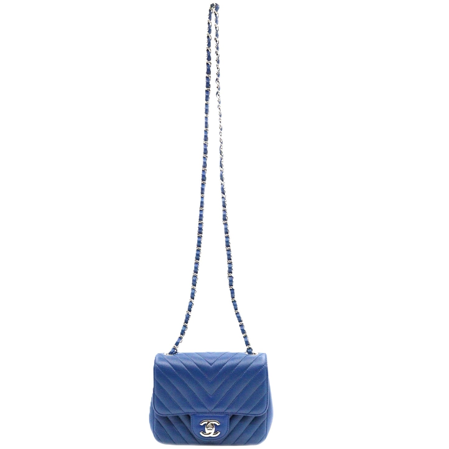 Chanel Classic Mini Flap Chevron Chain shoulder A35200