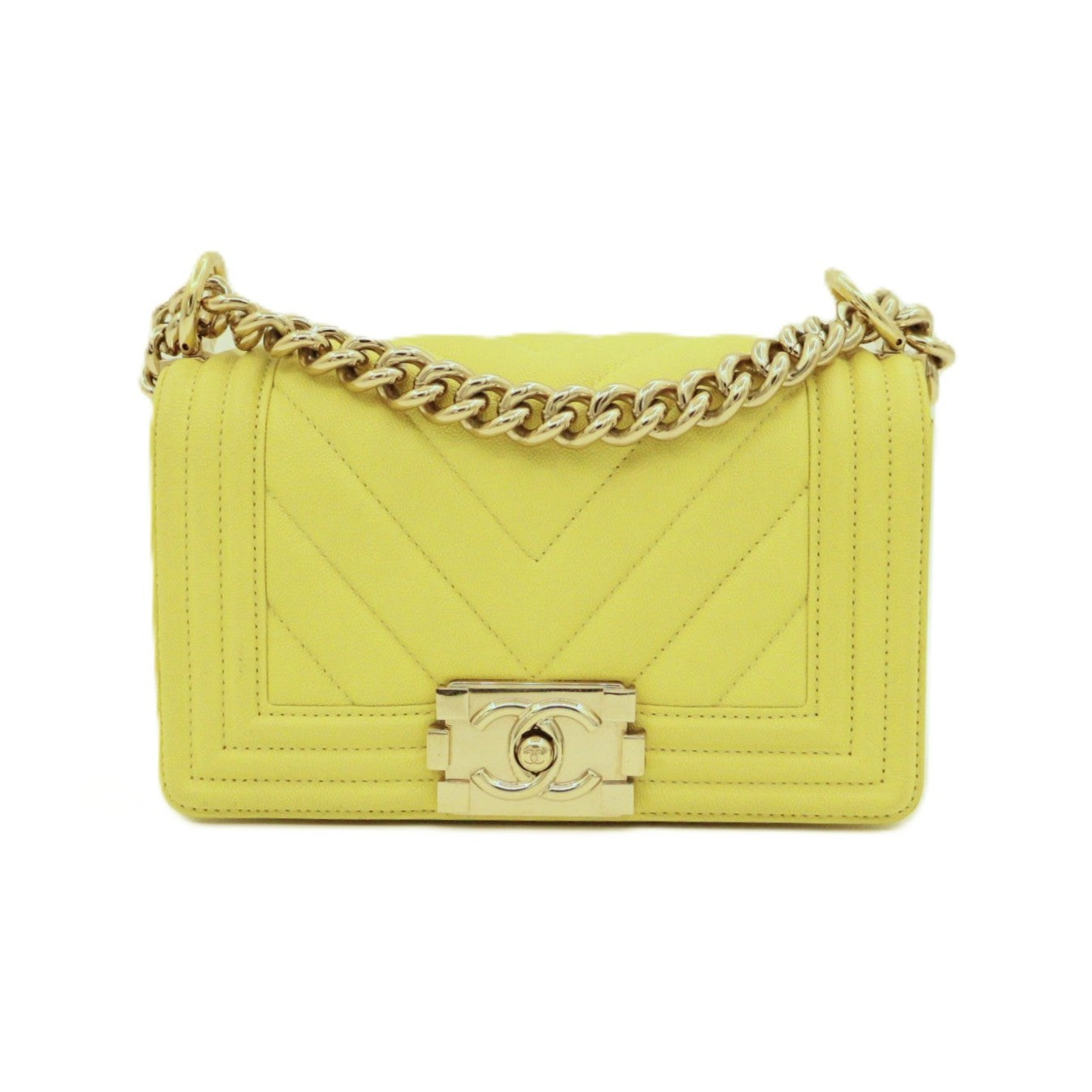 Chanel Boy Chanel Chevron Chain Shoulder A67085