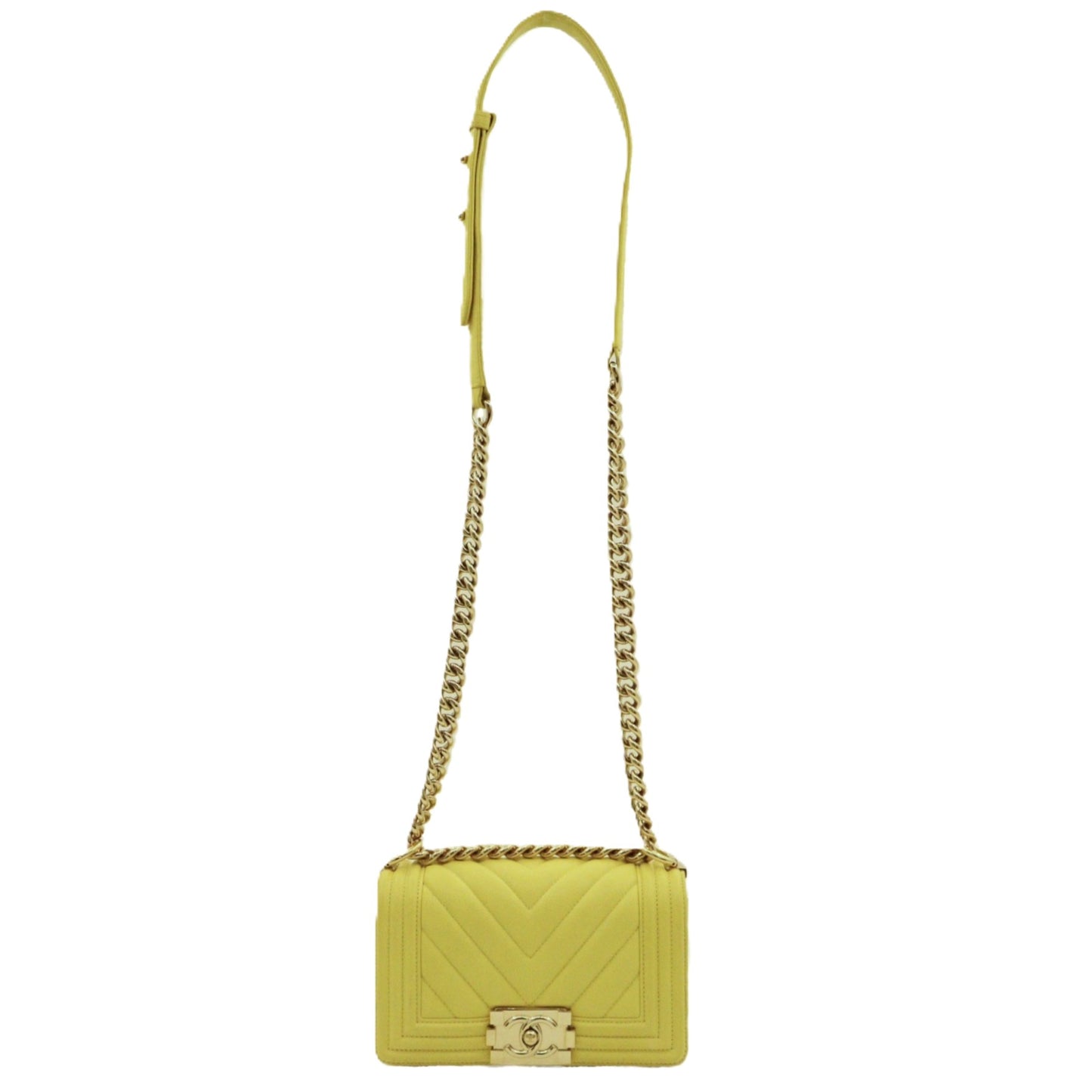 Chanel Boy Chanel Chevron Chain Shoulder A67085