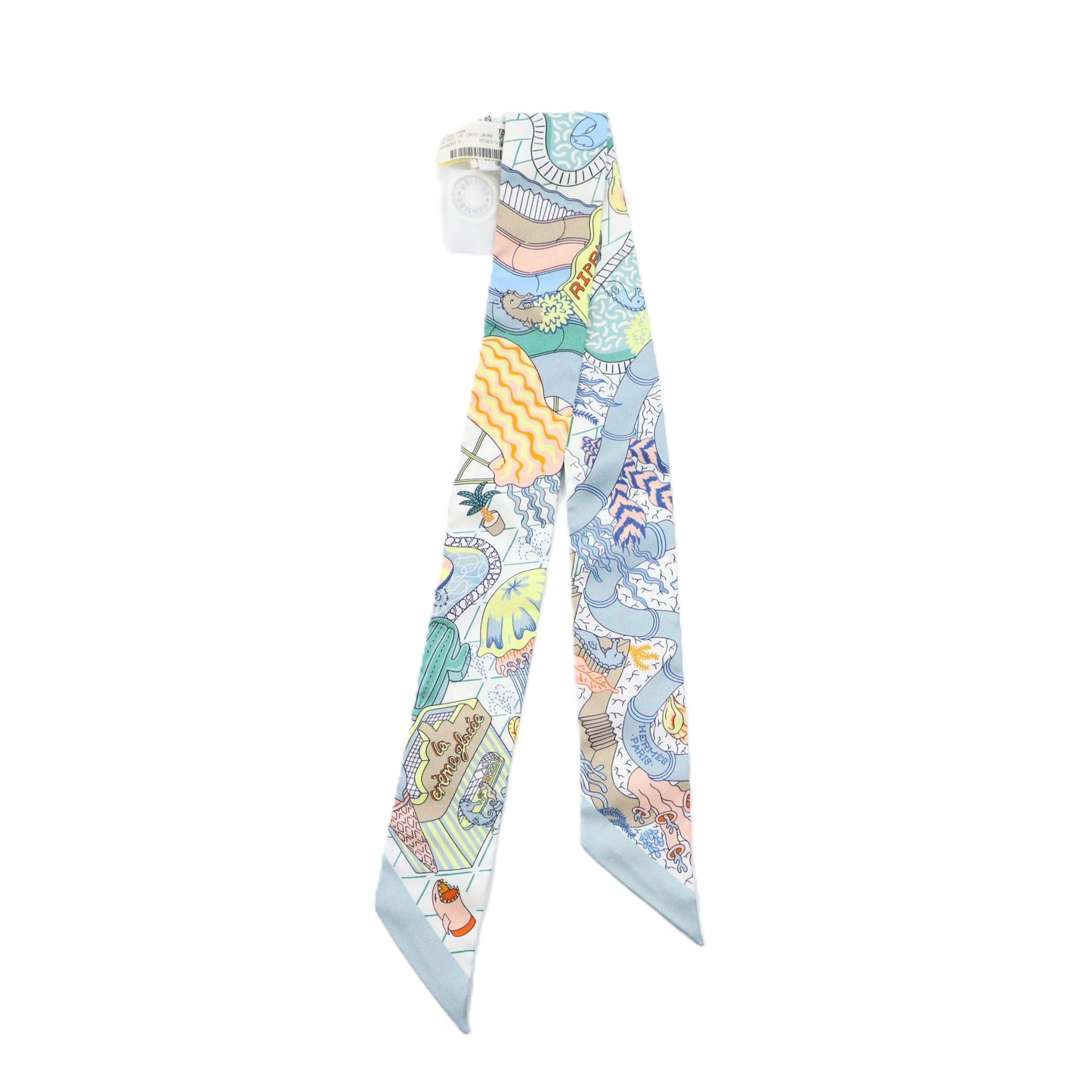 Hermes Splash Park Twilly Scarf H063806S