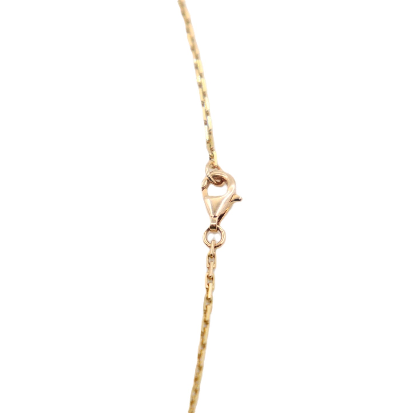 Cartier B7013900 Baby Love Half Paved Necklace