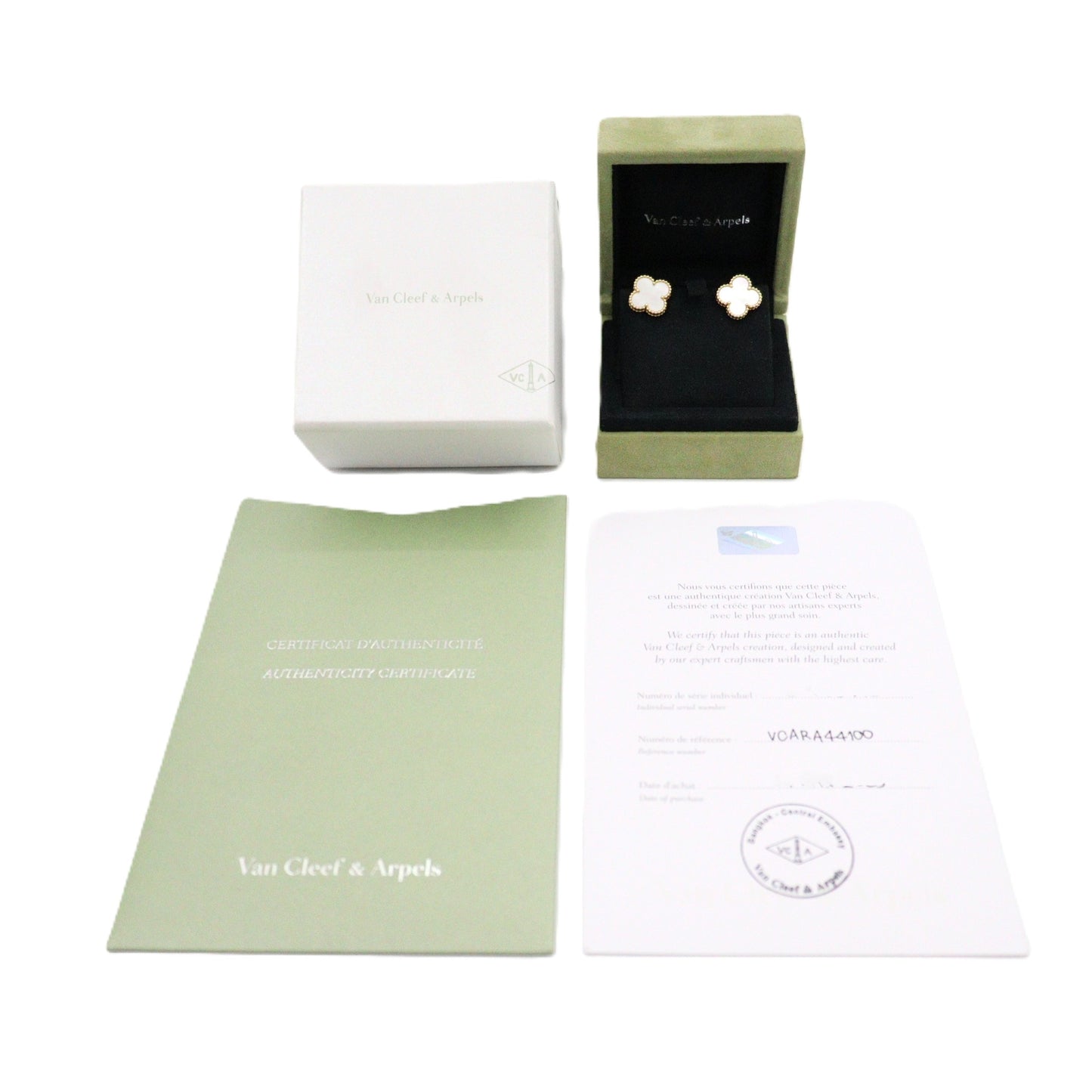 Van Cleef & Arpels VCARA44100 Vintage Alhambra Earrings