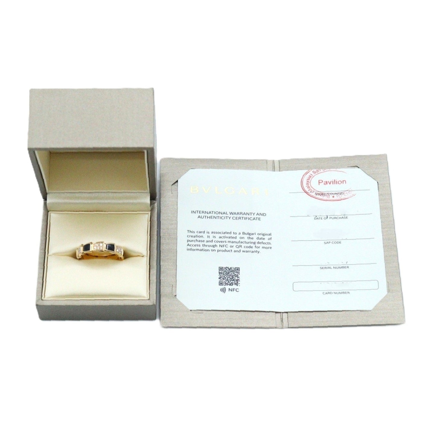 Bvlgari 356630 Serpenti Viper Ring