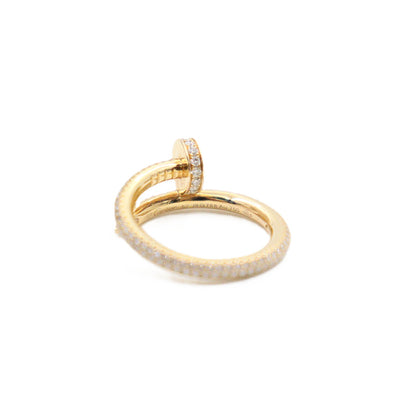 Cartier Juste Un Clou, classic, paved CRN4748600 Ring