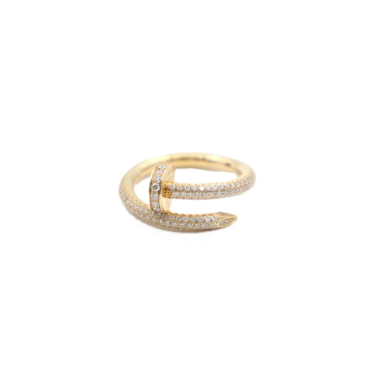 Cartier Juste Un Clou, classic, paved CRN4748600 Ring
