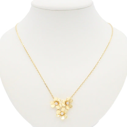 Van Cleef & Arpels VCARP2DU00 Frivole 3 Flowers Mini Model Necklace
