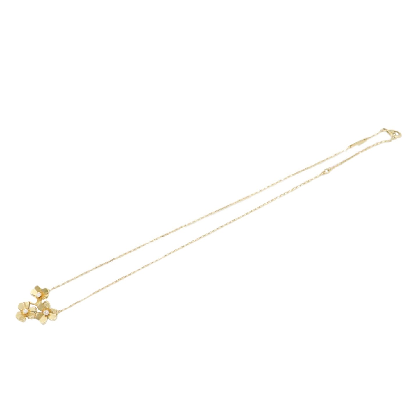 Van Cleef & Arpels VCARP2DU00 Frivole 3 Flowers Mini Model Necklace