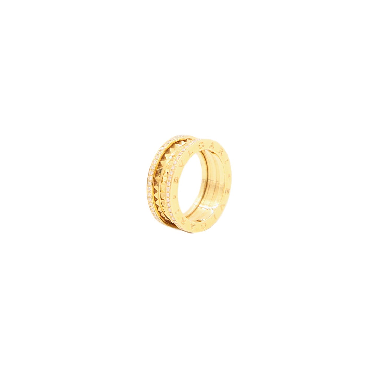 Bvlgari 358024 B.Zero1 Rock Diamond 2 Band Ring