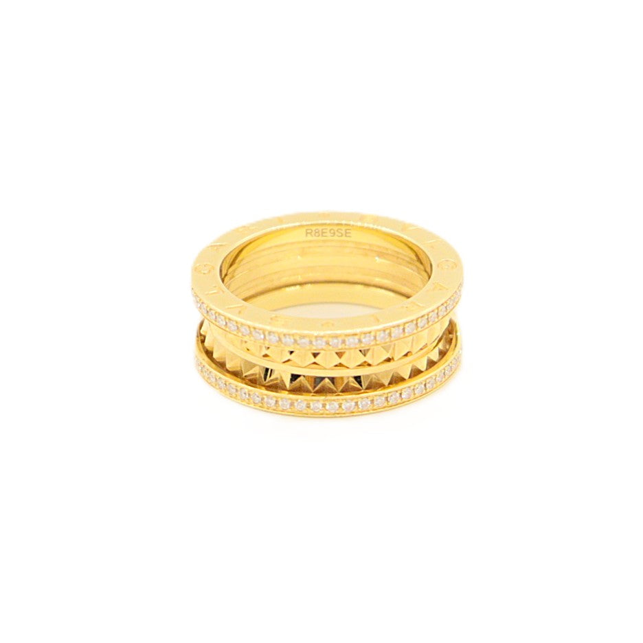 Bvlgari 358024 B.Zero1 Rock Diamond 2 Band Ring