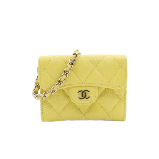 Chanel Card holder with short chain Card Holder