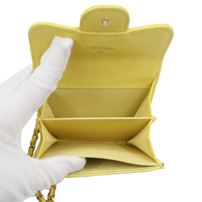 Chanel Card holder with short chain Card Holder