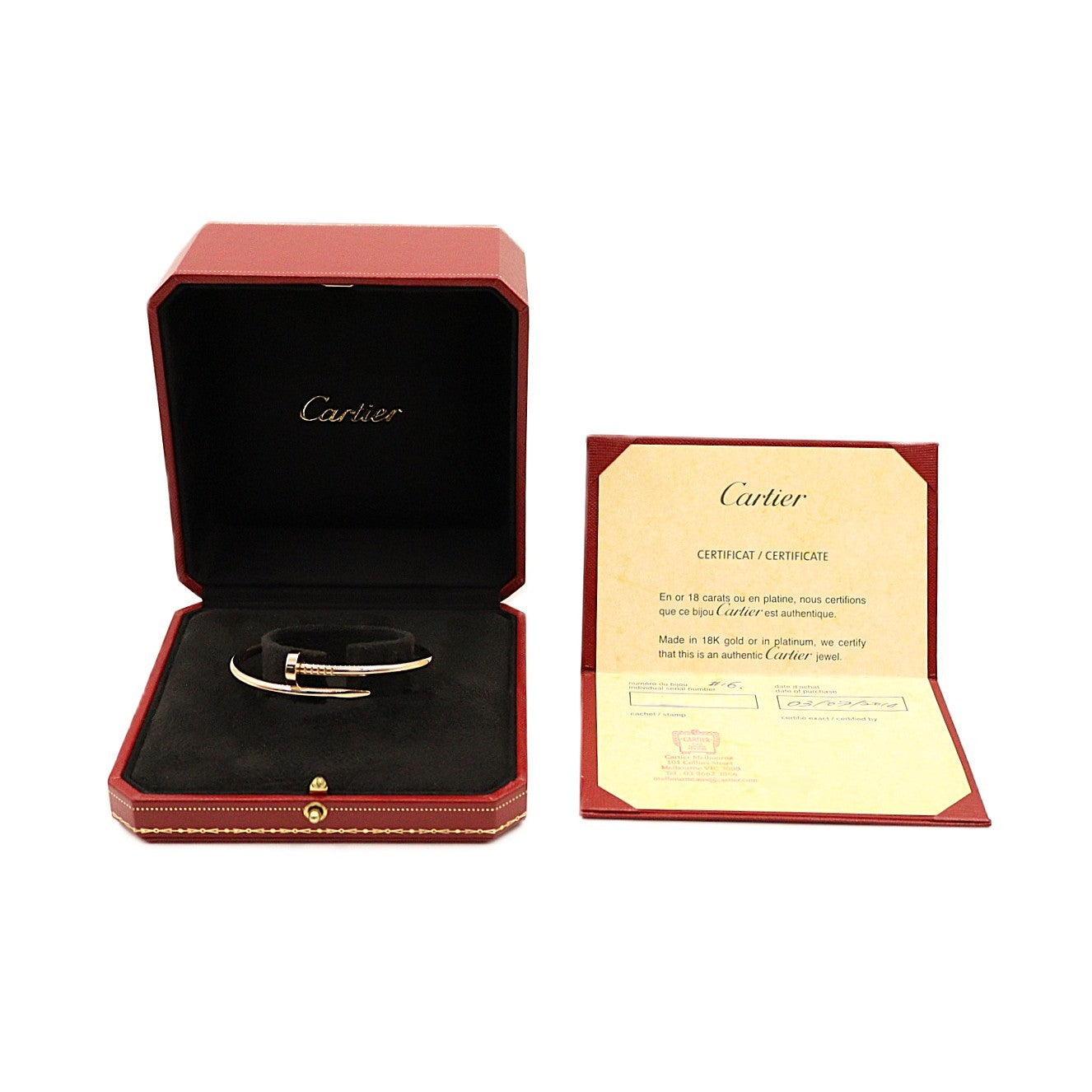 Cartier CRB6048216 Juste un Clou, Classic model Bracelet
