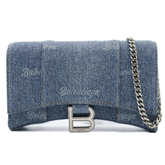 Balenciaga Hourglass Chain Wallet 656050