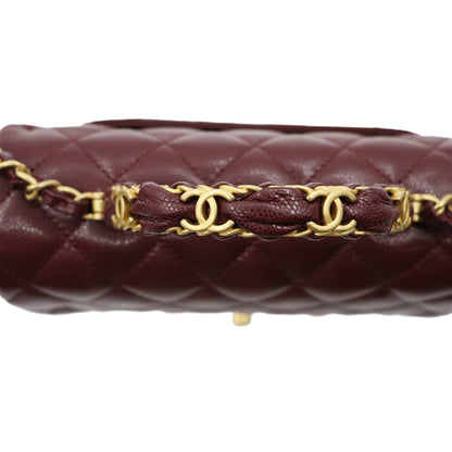 Chanel Mini Flap Top Handle 2way Shoulder AS5701