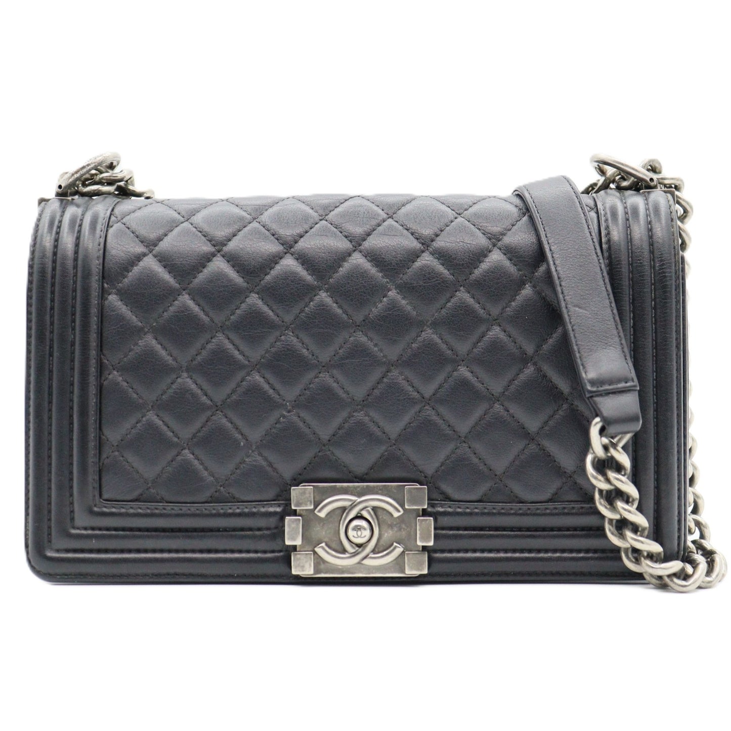 Chanel Boy Chanel Medium Chain Shoulder A67086
