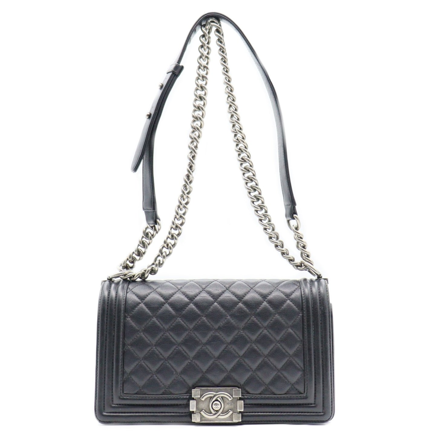 Chanel Boy Chanel Medium Chain Shoulder A67086