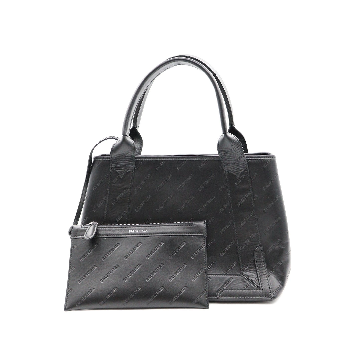 Balenciaga Navy Cabas Tote Bag 339933