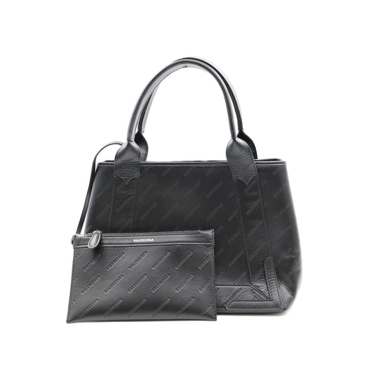 Balenciaga Navy Cabas Tote Bag 339933