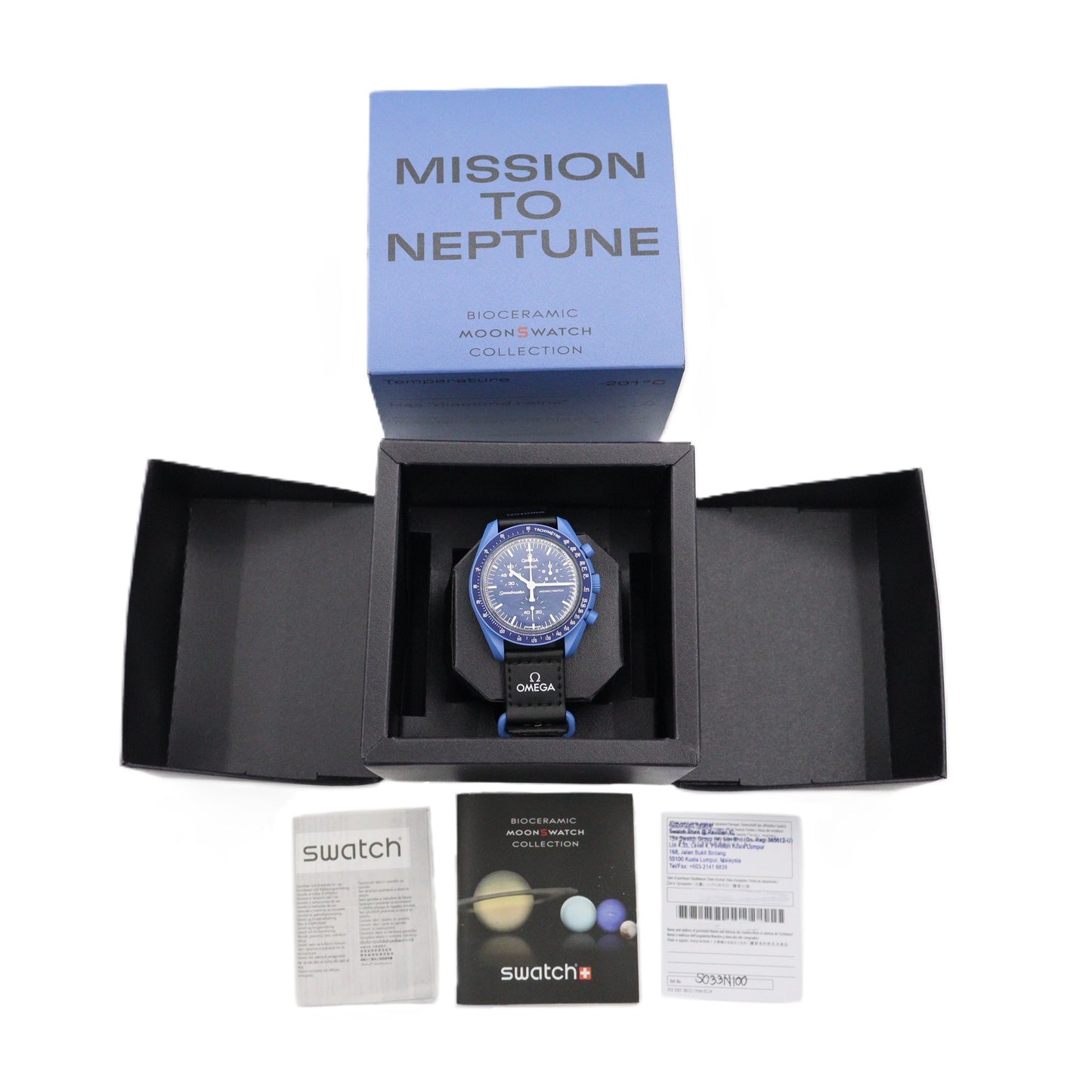 OmegaxSwatch Mission To Neptune Quartz S033N100