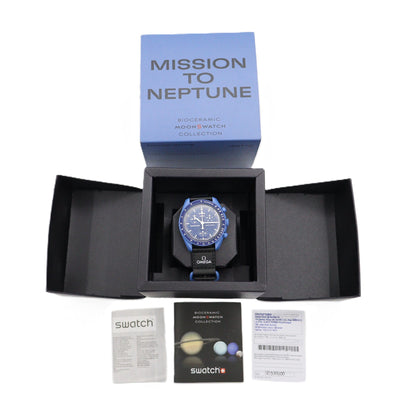 OmegaxSwatch Mission To Neptune Quartz S033N100