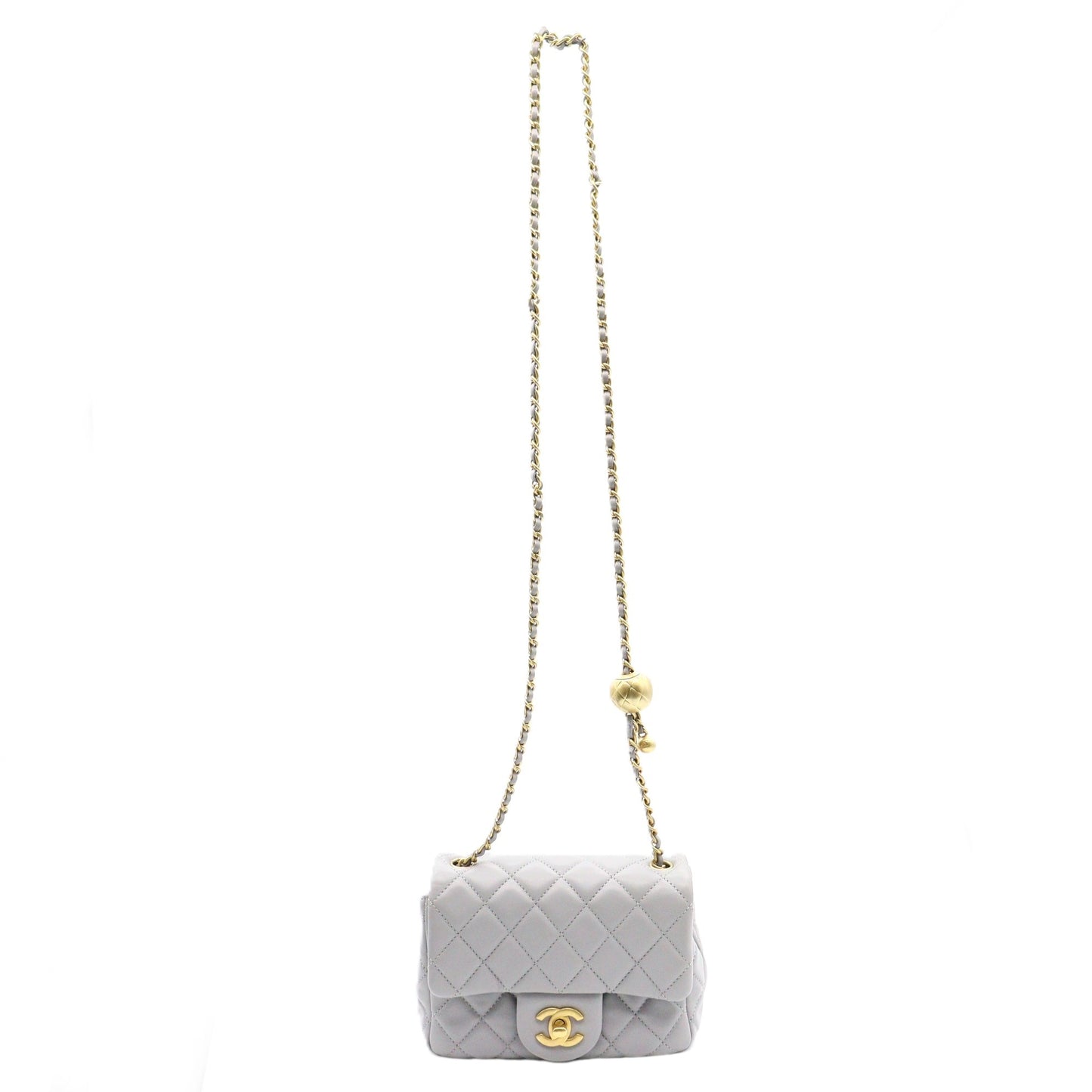 Chanel Matelasse Pearl Chain Shoulder AS1786
