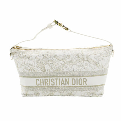 Christian Dior Medium Travel Nomad Pouch Toile de Jouy Handbag S5554OTEU