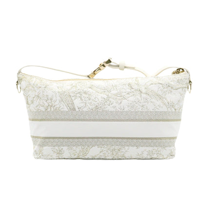 Christian Dior Medium Travel Nomad Pouch Toile de Jouy Handbag S5554OTEU