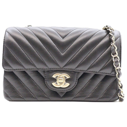 Chanel Mini Classic Flap Chevron Chain Shoulder A69900