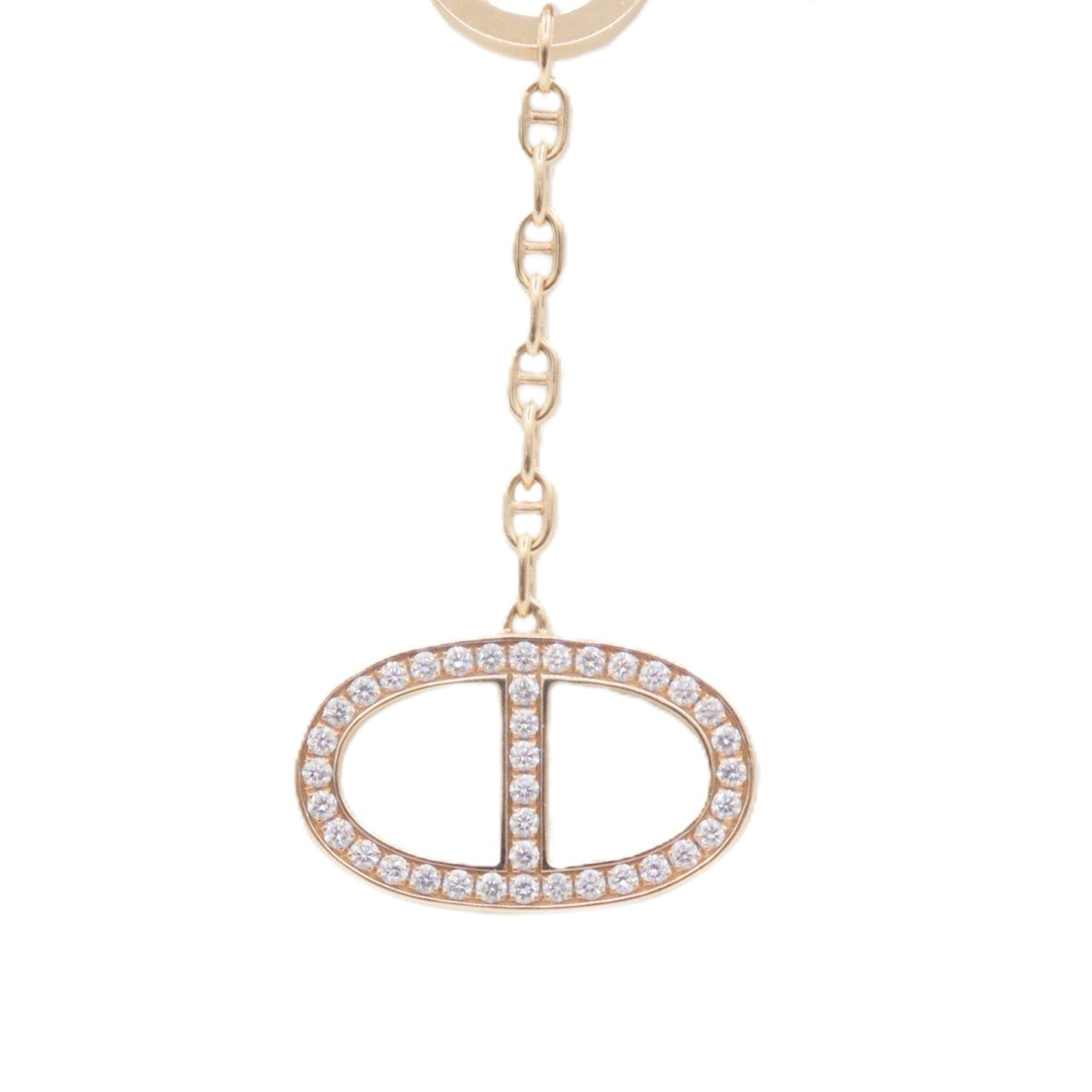 Hermes H122303B00ST Chaine d'Ancre Contour Necklace