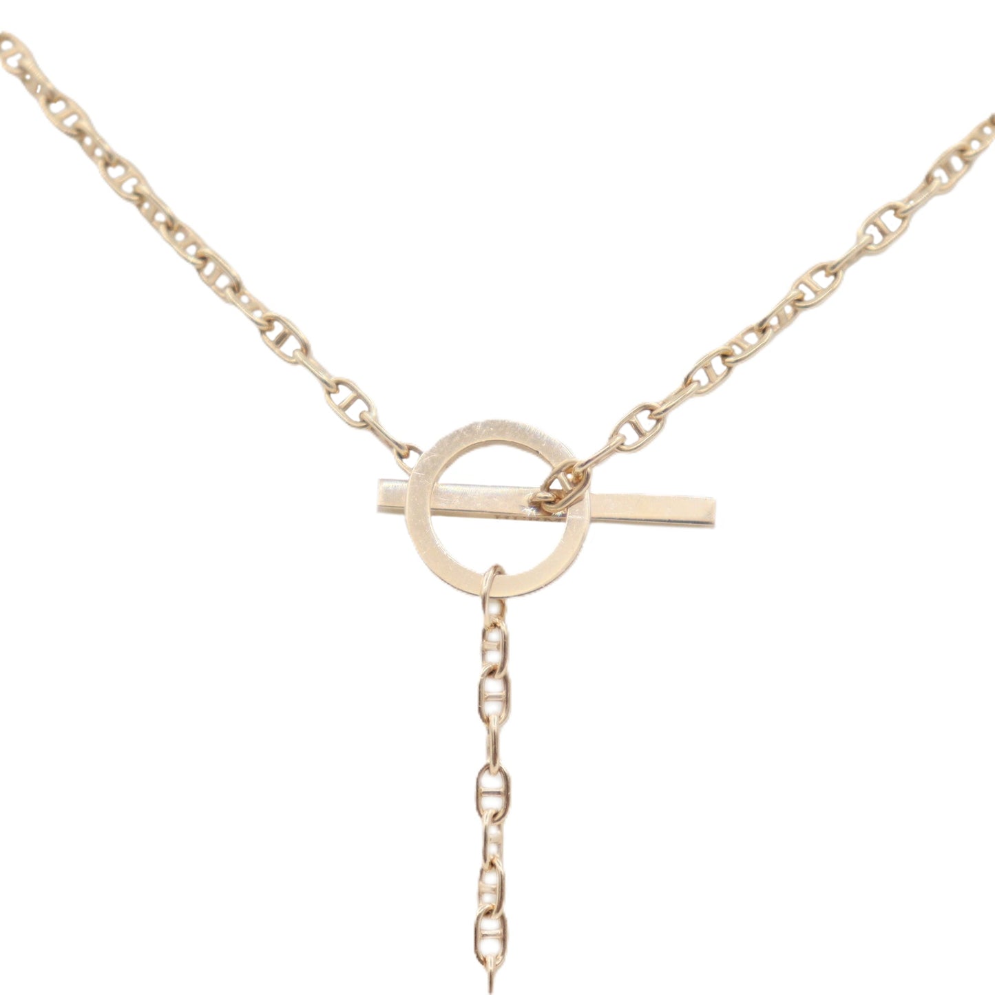 Hermes H122303B00ST Chaine d'Ancre Contour Necklace