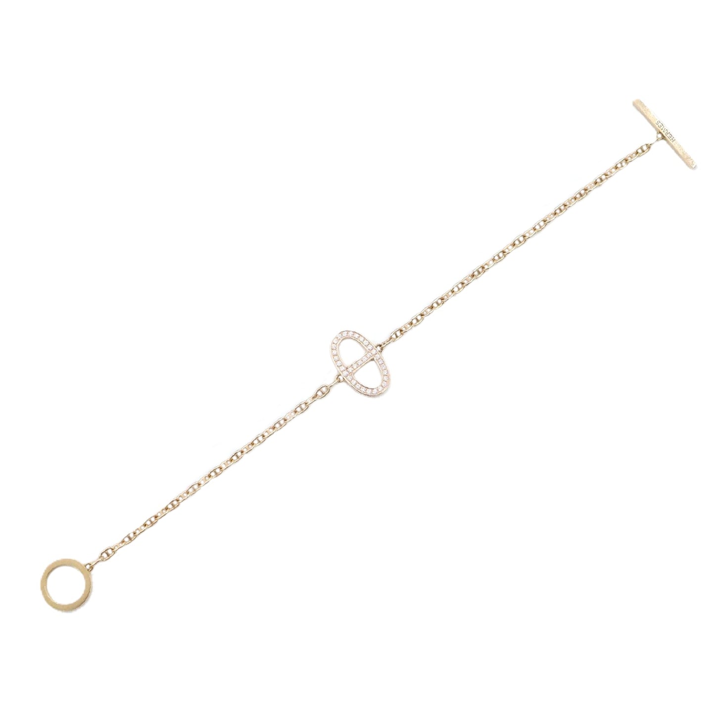 Hermes H122404B Chaine d'Ancre Contour Bracelet