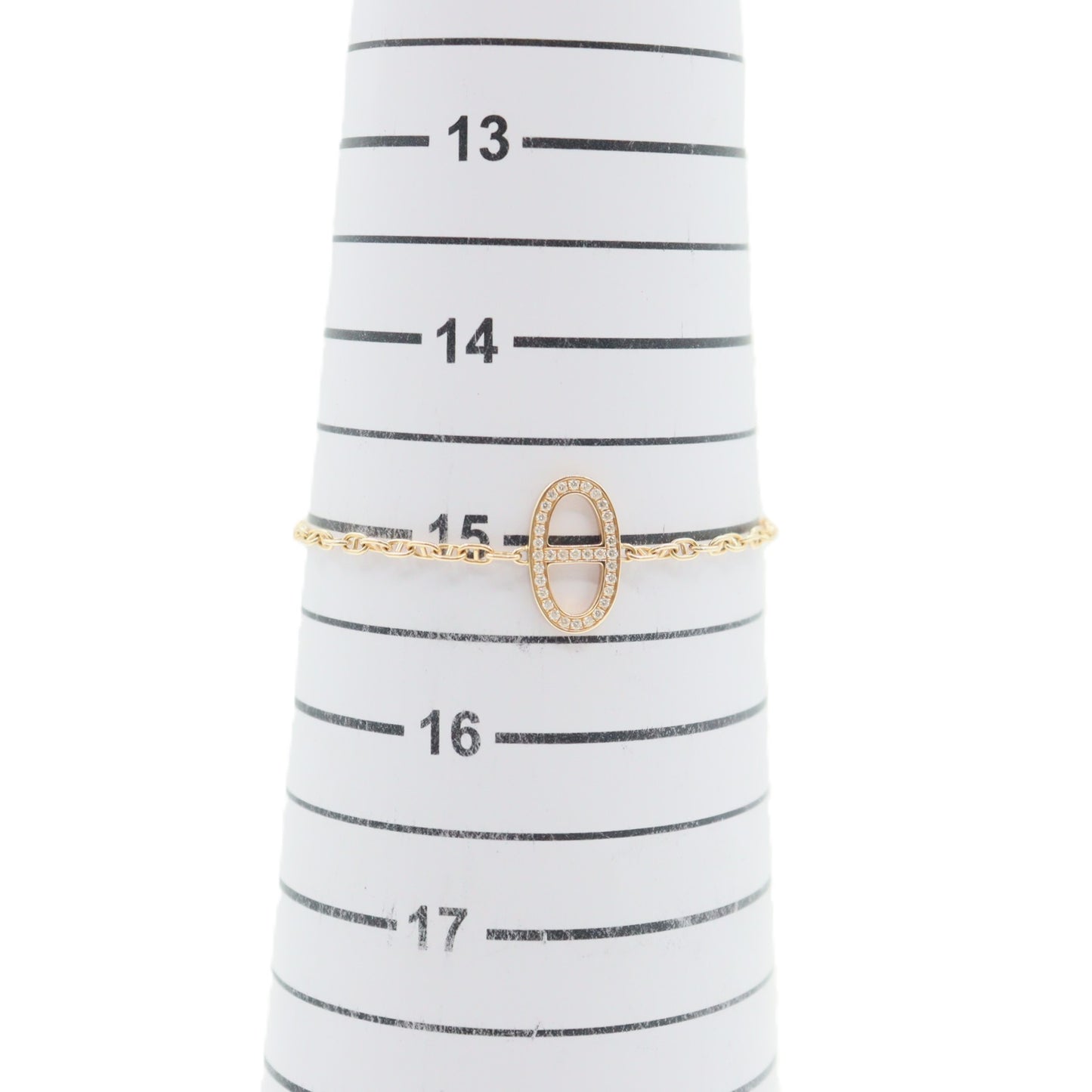 Hermes H122404B Chaine d'Ancre Contour Bracelet